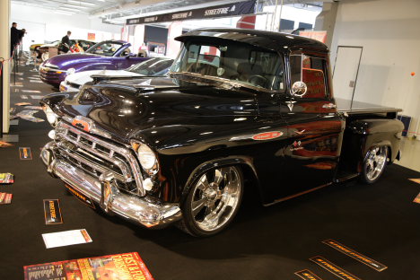 Streetfire.dk har også denne flotte stylede klassiker stående - En Chevy Stepside.
(Foto: Motorsporten.dk)